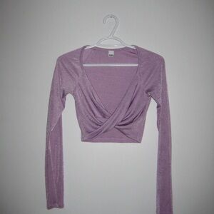 Simons Purple Crop Top Perfect for a night out